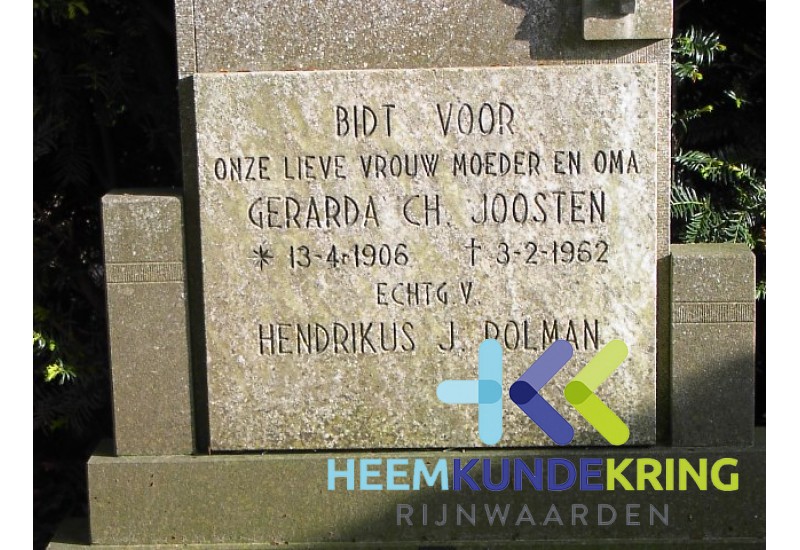 Grafstenen kerkhof Herwen Coll. HKR (169) G.Ch.Joosten
